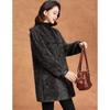 Kebeier Women's Elegant Thickened Faux Fur Mid-length Coat