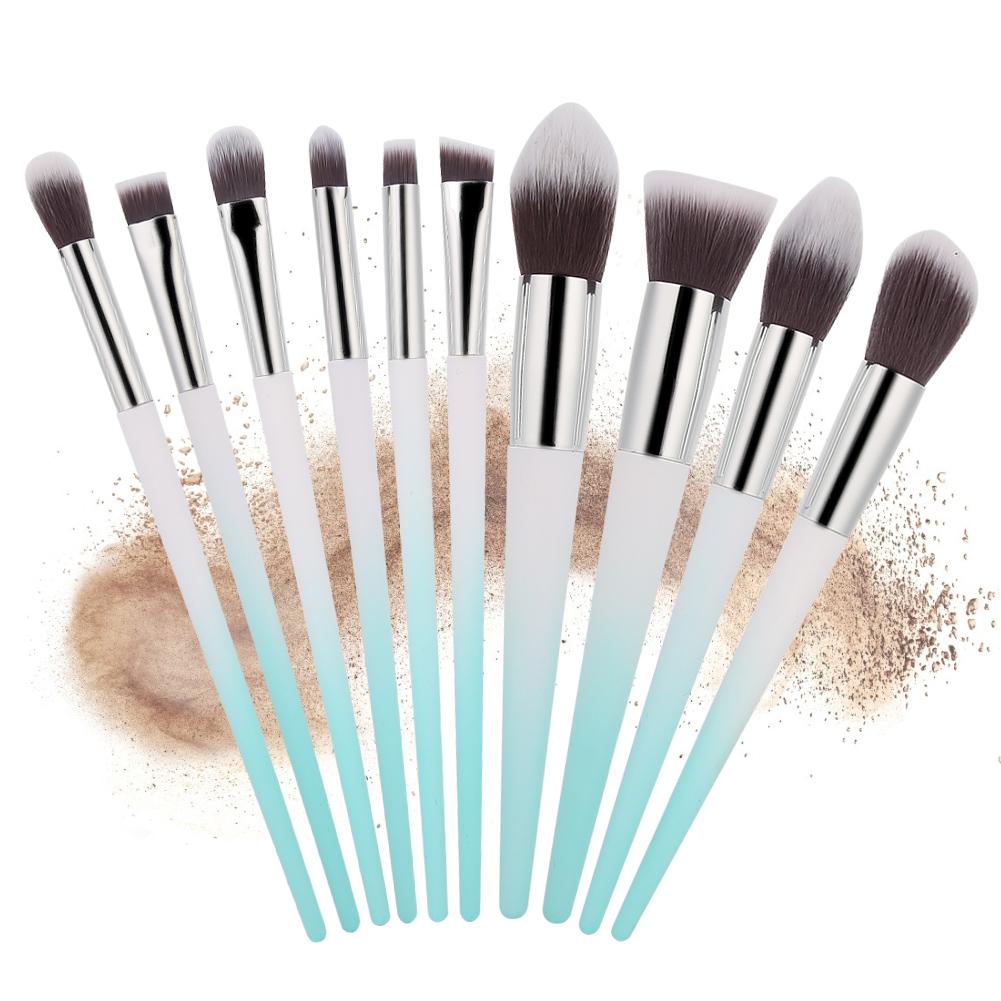 10pcs Makeup Brushes Set Face Blush Powder Eyeshadow Lip Brush Buty Tool