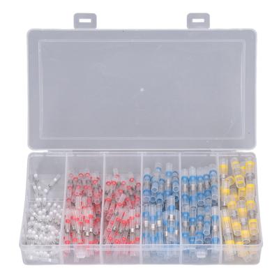 200 Stücke Schrumpf Draht Stecker Butt Crimp Terminal Wasserdicht Isolierte Set Kit