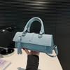 Solid PU Top Handle Bags New Fashion High Quality Concise Light Crossbody Bags Personality Trend Advanced Feeling Bags