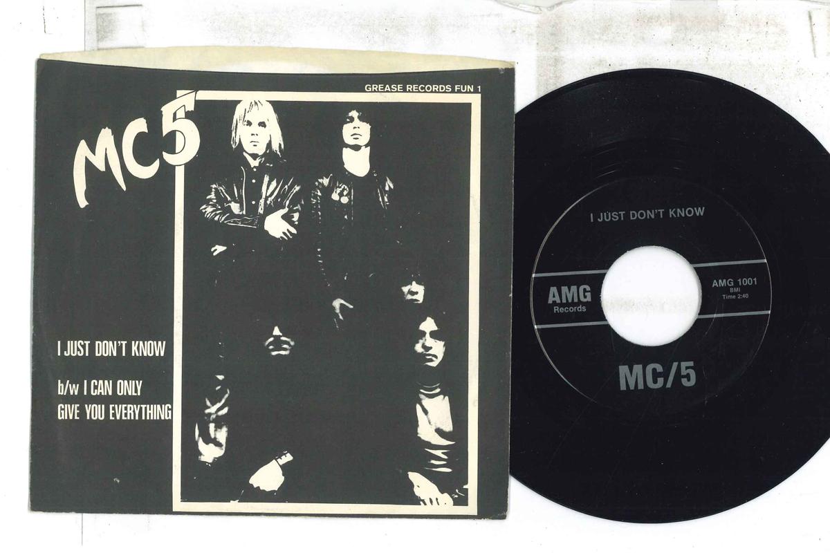 

7inch Record 5 I Just Dont Know I Can Only Give FUN1 GREASE US Rock Used