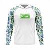 Mens Long Sleeve UV Protection Fishing Shirt Breathable Quick Dry Hooded Sunproof Outdoor Angling Top