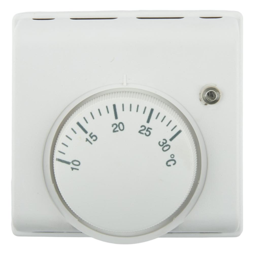 High Quality Practical Brand New Thermostat Temperature Switch White Room 2 Wire 220V AC Temperature Controller