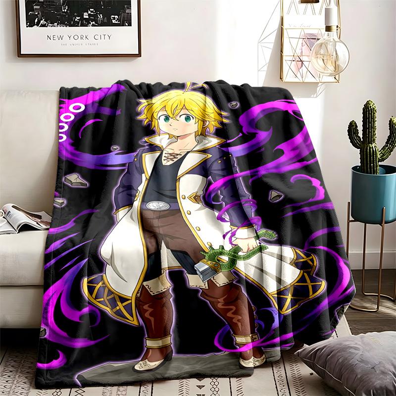 The Seven Deadly Sins Theme Blanket Suitable For The Sofa Camping And Travel Made Of Soft Flannel Material An Ideal Gift For Occasions Such As Birthda