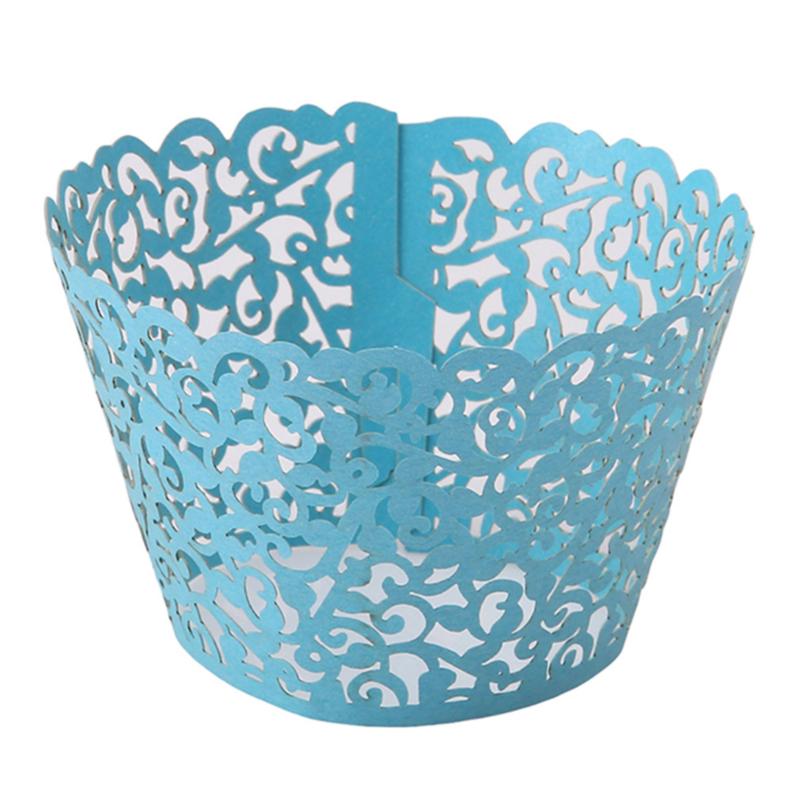 50pcs Little Vine Lace Laser Cupcake Wrapper Paper Liners Hollow Baking Cups 50pcs Little Vine Lace Laser Cupcake Wrapper Paper Liners Hollow Baking Cups
