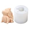 Baking Candle Mould Cute Castings Molds DIY 3D Silicone Mould Candle Silicone Handicrafts Moulds for Candle Making