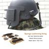 Sistema di imbottitura per elmetto da combattimento Spugna a memoria interna Pad Tappetino protettivo Accessori per imbottitura elmetto Beige