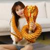 Simulation Snake Plush Toy Realistic Snake Skin Giant Cobra Plushies Funny