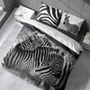 Pościel Bawełniana 200X220 Natura Zebra