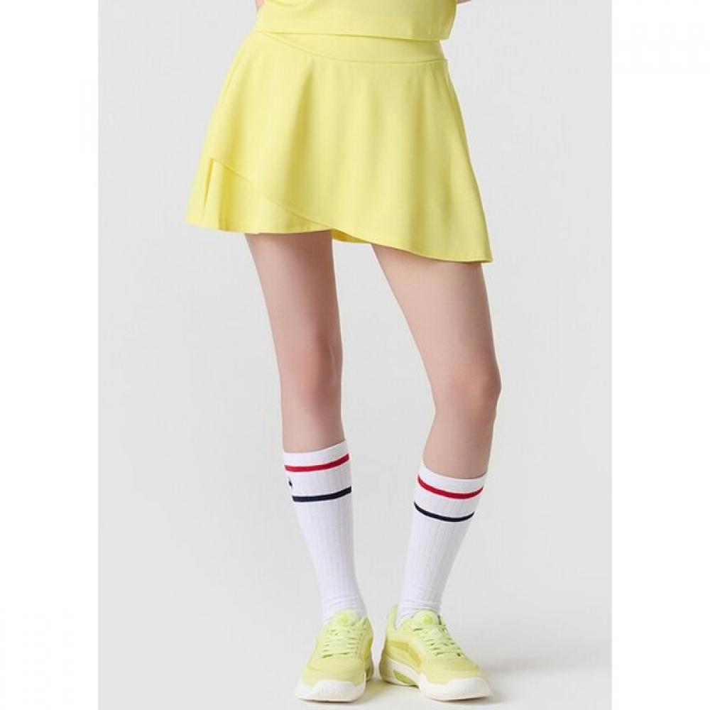 Le Coq Sportif Women S Flare Skirt With LeggingS Yel   qq122tSk33 DNV navy/75 M