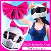 Car Motorcycle Helmet Butterfly Knot Motocross Full Face Off Road Helmet Decoration Sticker Cosplay Car Accessories Car Styling