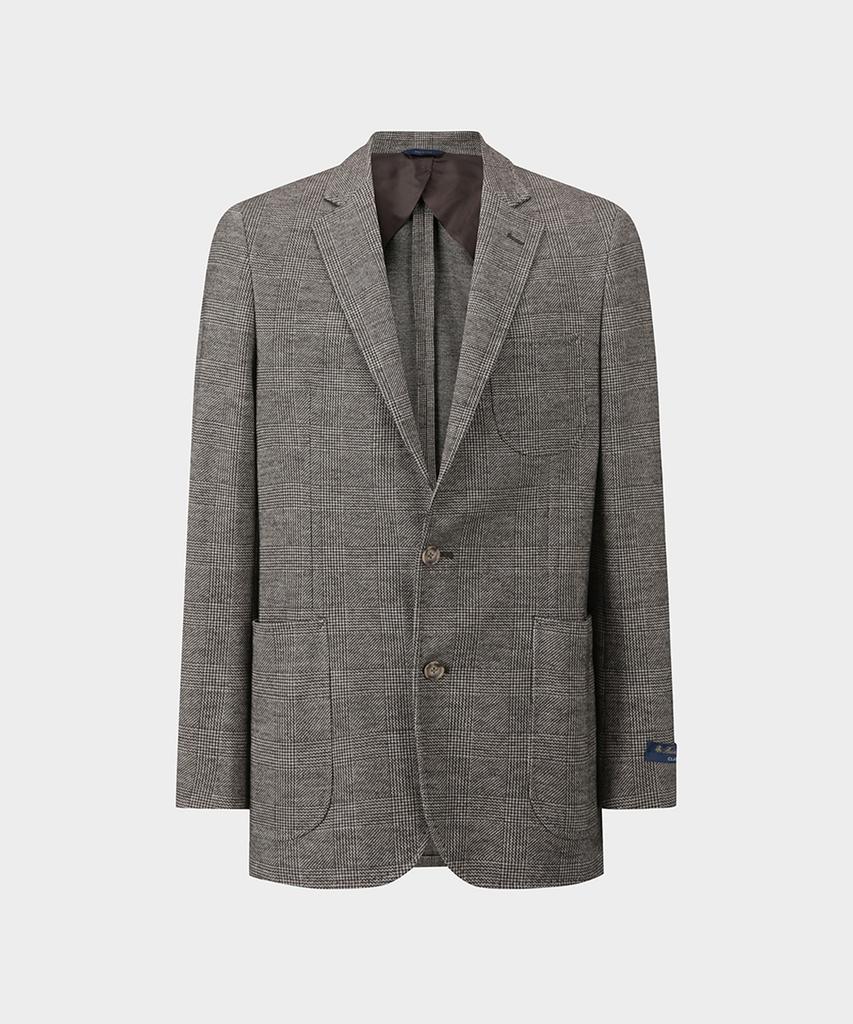 Brooks Brothers Classic Fit Knit 2-Button Jacket (Beige) (Bbjsmm4637Zef)