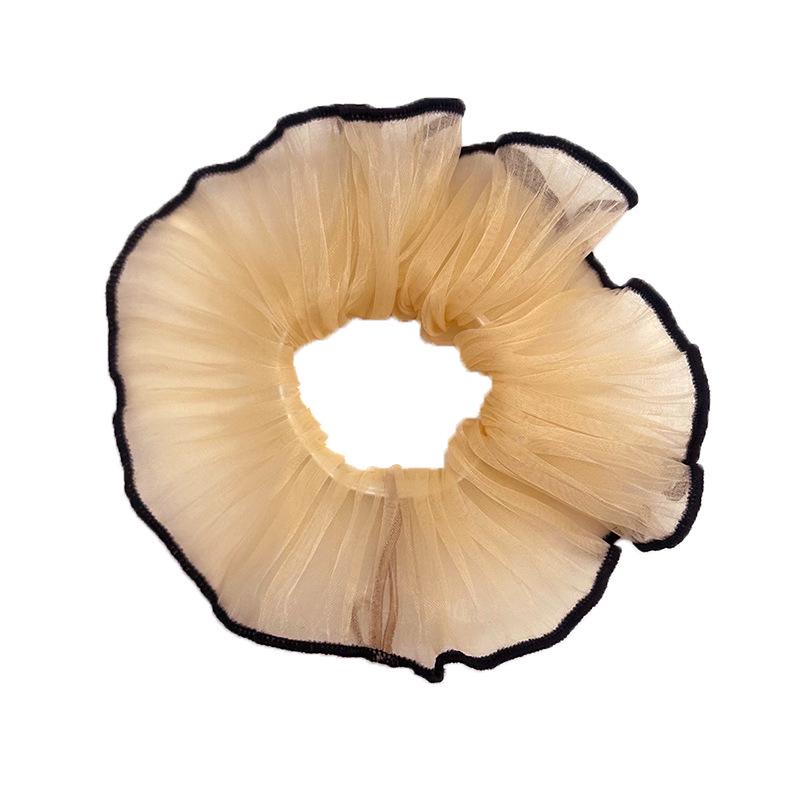 Korean Elegant Pleated Scrunchie: Versatile Hair Tie for Women
