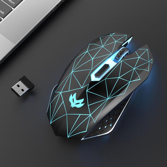X5 Wireless Mouse Rechargeable 2.4GHz LED Mute USB Backlight Optical Gaming Mice Computer
