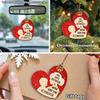 The Love Between a Mom and Son is Forever Ornament, Birthday, for Mothers & Sons Ornaments, Family Wooden Hanging Decoration on Xmas Tree, to Mom