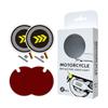 New motorcycle three-color reflective circular reflective plate, electric vehicle LED daytime running turn warning light modific