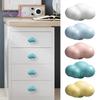 Cabinet Knob Drawer Pull Handle,Smooth Surface, Simple Installation, Cloud-Shaped Cabinet Cupboard Ceramic Knob
