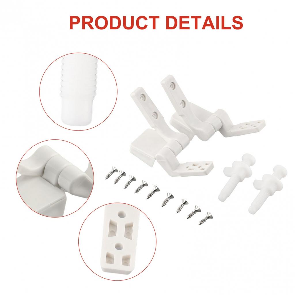 Durability Plastic White Easy Install Nuts Overtighten Package Content