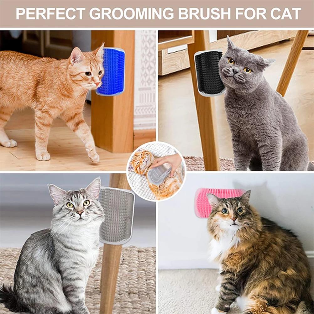 Massager for Cats Pets Goods Brush Remove Hair Comb Grooming Table Dogs Care Royal Canin Accessories Things Pet Products