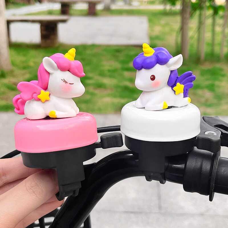 Unicorn Children's Bicycle Bell Super Loud Universal Cute Cartoon Balance Bike Bicycle Skateboard Horn Super Loud