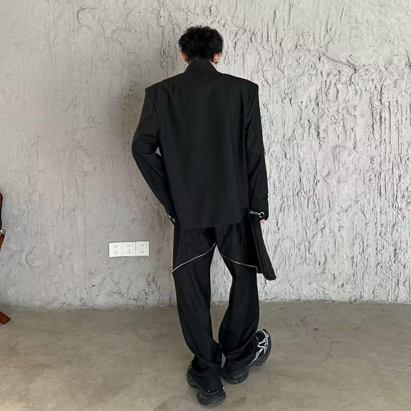Męska modna minimalistyczna kurtka zimowa: Młodzieżowy, luźny krój, styl casual na wiosnę i jesień