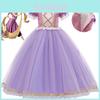 Enchanting Tangled Rapunzel Princess Fancy Dress Up Cosplay Costume For Girls