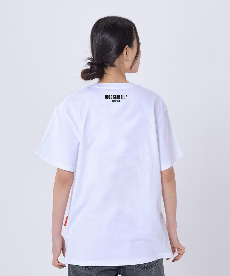 ARTISTWEAR [Atw X Boogstar] Boogstar Legend Short Sleeve T-Shirt_Wh