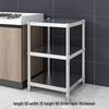 304 Stainless Steel 3-Tier Storage Shelf