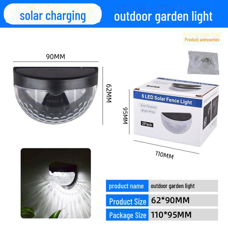 Outdoor Water Drop Solar Wall Light - Decorative Garden & Step Lighting