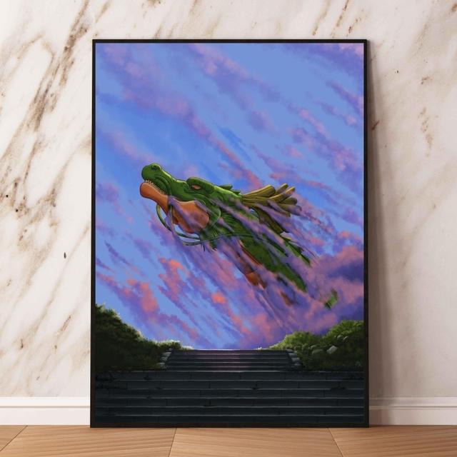 Posters and Painting Dragon Ball Carot Shenlong Living Room Comic Picture Wall Art Decoration