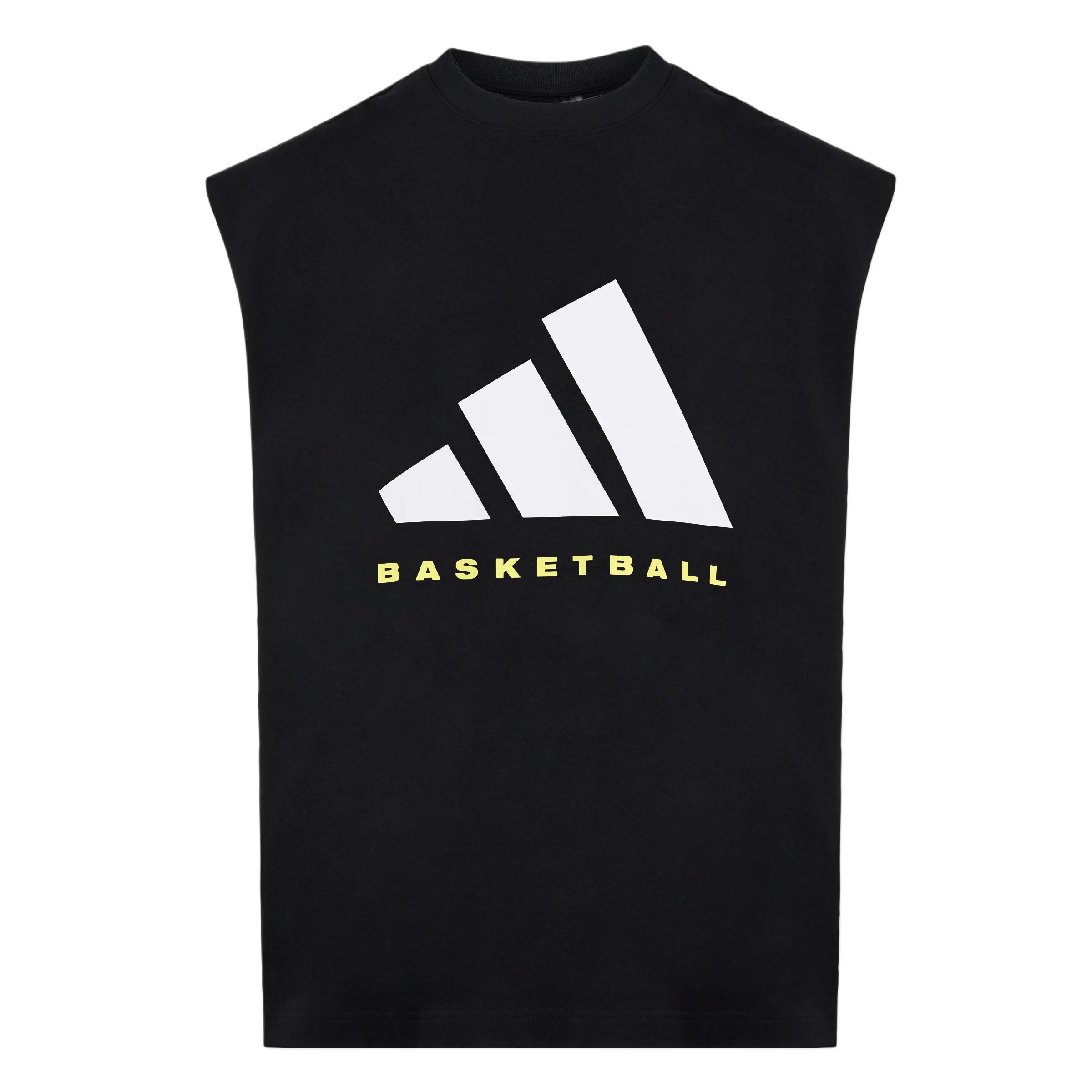 Adidas Мужская футболка-майка Базовая Хлопок Вязаная Свободная Без рукавов Баскетбольная Жилет Мужские Топы KX5706 2XS