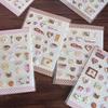 1/4Pcs Kawaii Cream Cake Cookies 3D Foam Stickers For Journal Scrapbook Stationery Decor Cute Y2K Sweetheart Dessert Stickers