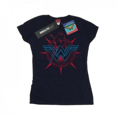 Womens/Ladies Wonder Woman Warrior Shield Cotton T-Shirt