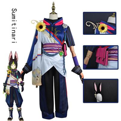 Genshin Impact Cos Clothes Sumitinari Cos Shallow Wei Light Cosplay Game Animace C Clothes Celá sada žen
