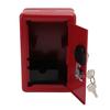 Mini Safe Box Red Dictionary Shape Money Bank Metal Piggy Bank with Lock Key Password for  Jewe