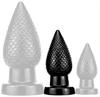 PineCock Plug M 10 X 4.5cm Black - DarkSil - SILICONE ANAL PLUG