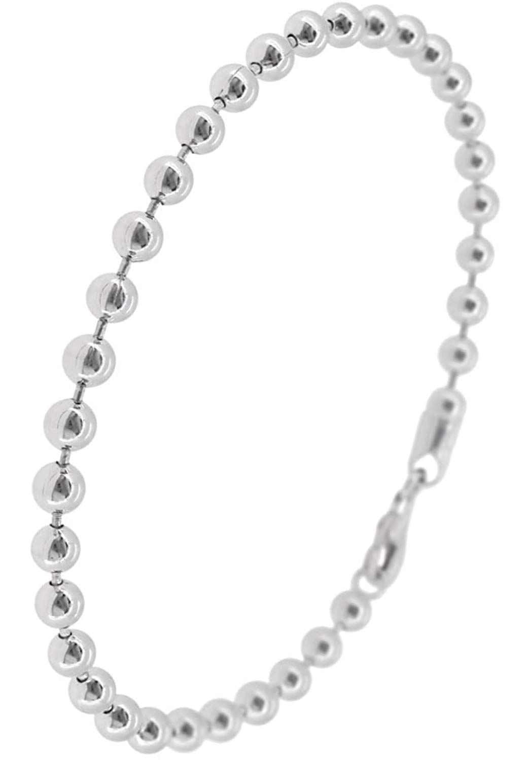 

Ball Chain Silver 925 Bracelet Length Approximately 21cm Oversized Beautiful Impact Volume Large Size [Shinjuku Ginnokura] 4.5mm Men s