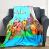 Custom Name Bugs Garden Party Blanket For Couch Bed Plush Cozy Fuzzy Blanket Super Soft Warm Blankets For Fall And Winter 09167