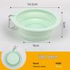 Foldable Custom Silicone Pet Bowl: Slow Feeder & Portable Water Dish for Dogs & Cats