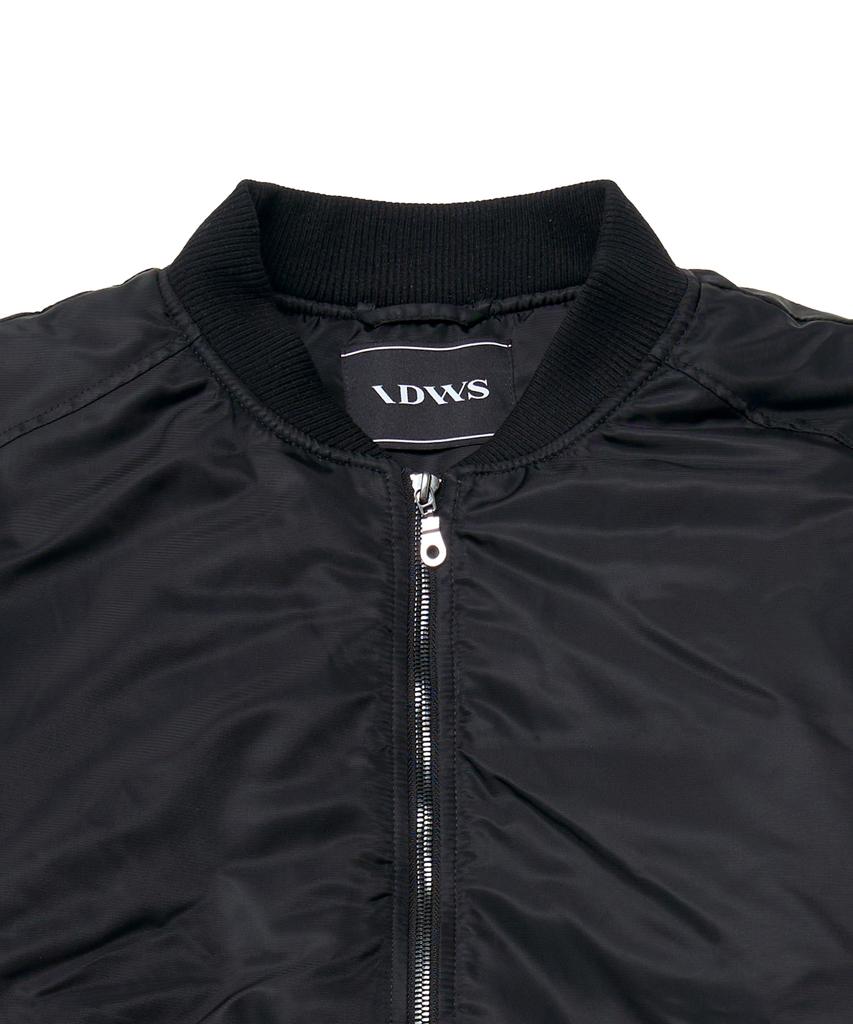 Idws Plane Shirring Ma-1 Black