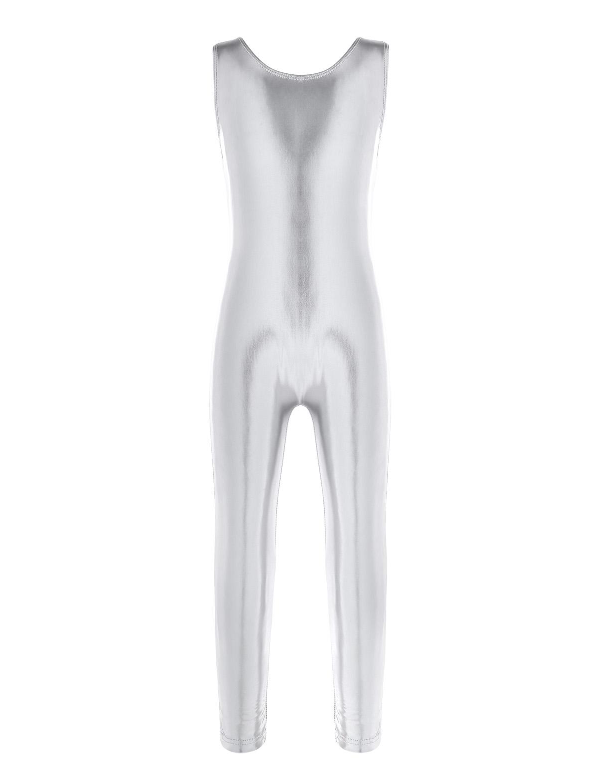 

Детский балетный танцевальный купальник для девочек, комбинезон для гимнастики, комбинезон для всего тела, танцевальная одежда 8-10 Years серебряный