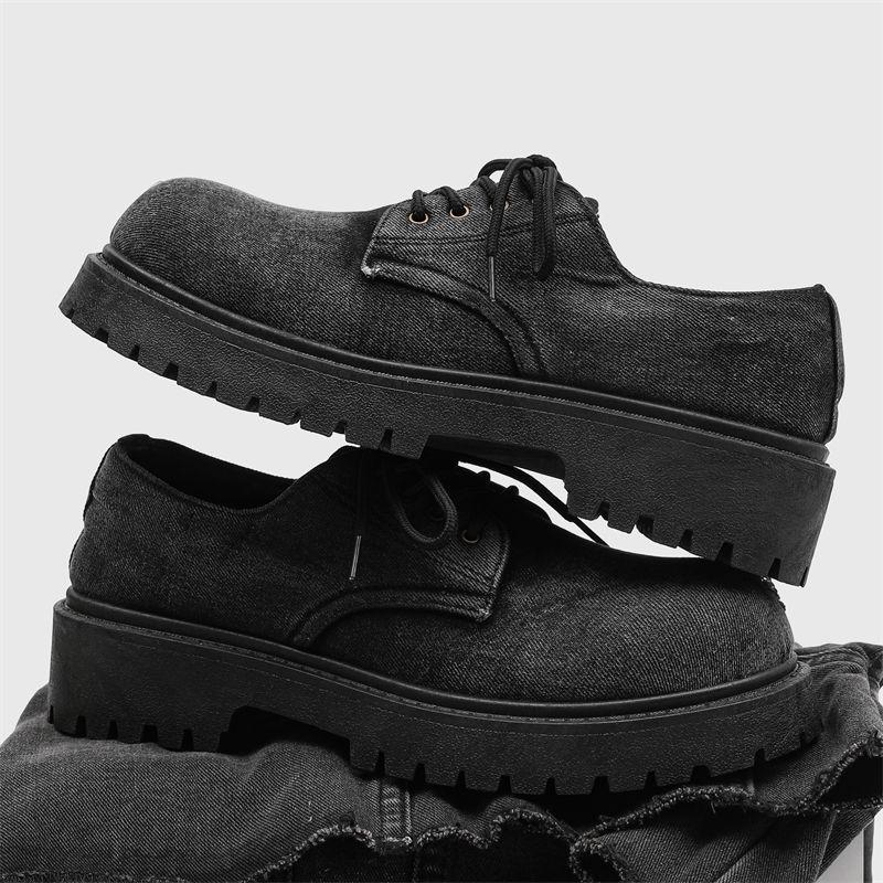 

Men s 2025 Spring/Autumn Derby Shoes: Thick-Soled, Non-Slip, Wear-Resistant, Versatile Work Shoes. 40