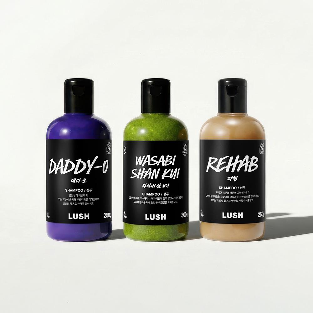 [Lush] Коллекция самых продаваемых парфюмированных шампуней Daddy-O 250g
