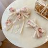 Embroidery Hair Bows Lace Big Bows Hair Clip Women Elegant Spring Clip Spring Summer Hair Accessories Women Barrettes