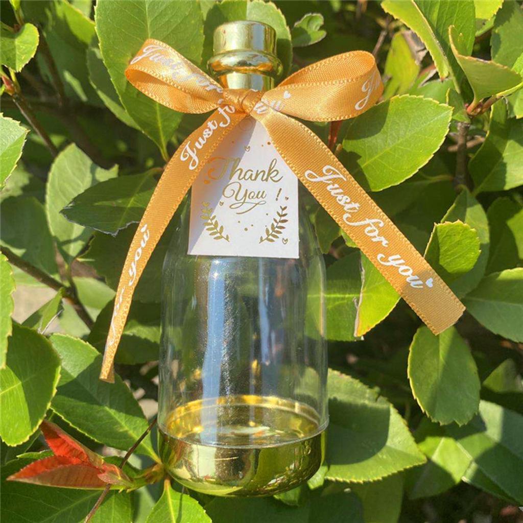 Champagne Bottle Candy Container Wedding Bottle Mini Favor Container Decorative Candy Jar Suitable for Holiday Birthday Party