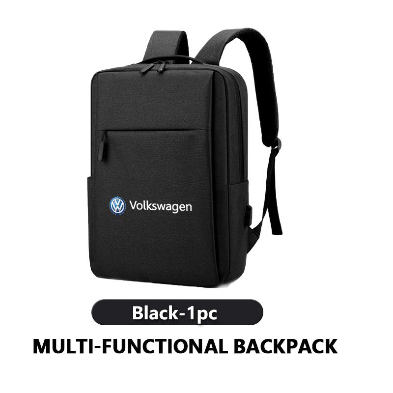 For Volkswagen VW Travel Business Laptop Shoulder Bag School Student Backpack Passat Golf 4 5 6 Tiguan Polo Scirocco Jetta CCFX3