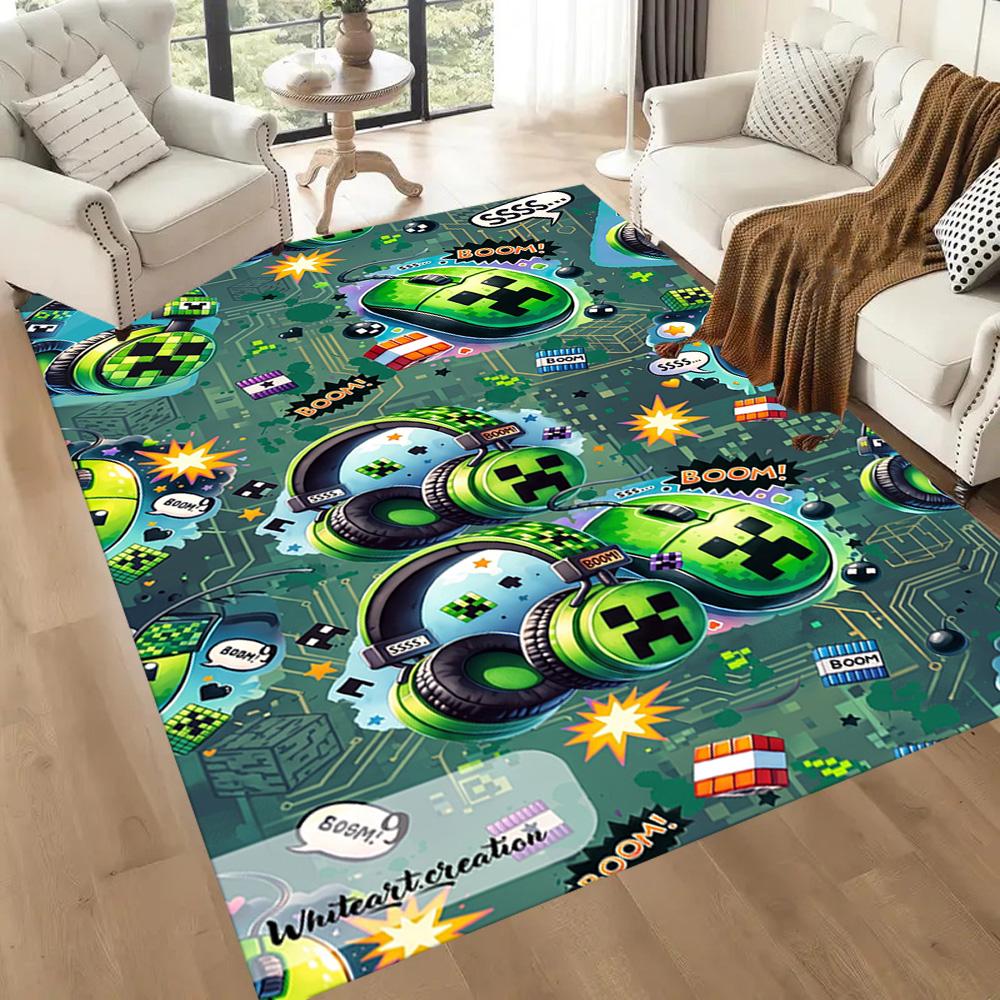 Minecraft 293 Floor Mat Suitable for Game Room Decorate room Entryway Living Rooms Antislip Carpet Office home decor Wedding Party Gift