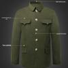 Men's Zhongshan Suit: Autumn/Winter Casual Wear for Middle-Aged and Elderly