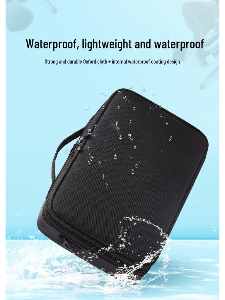 Large Capacity Portable Tattoo Nail Art Makeup Cosmetic Tool Bag