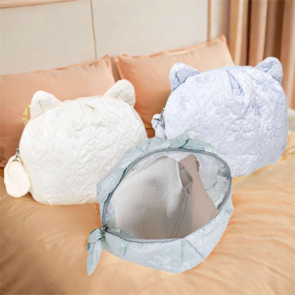 

Dustproof Cosmetic Storage Bag Waterproof Clothing Sorting Bag Bra Socks Finishing Bag for Home синій